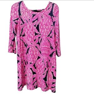 Lilly Pulitzer Coco Safari Midi Shift Knit Dress